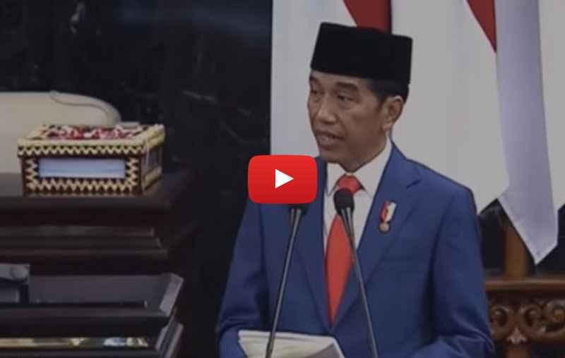 Pidato Lengkap Jokowi dalam Nota Keuangan dan RAPBN 2020