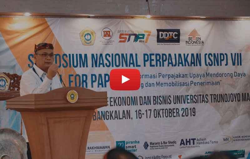 Simposium Nasional Perpajakan di Universitas Trunojoyo Madura 