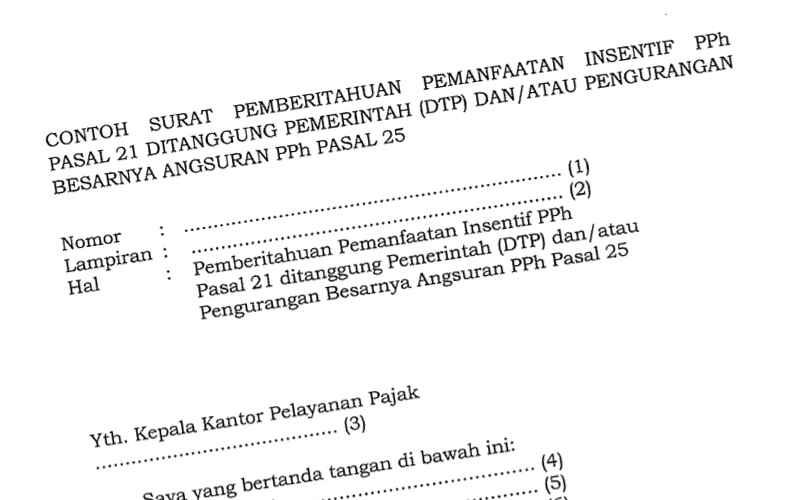 Ini Contoh Penghitungan Pajak Gaji Karyawan Ditanggung Pemerintah