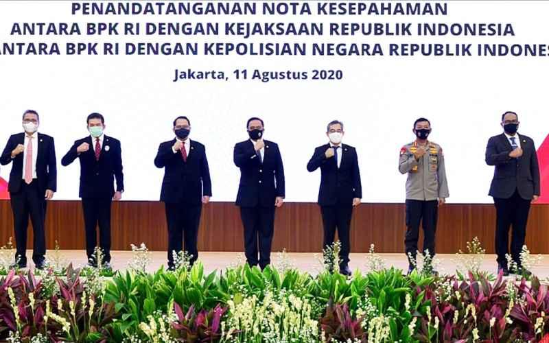 BPK Perbarui Kerja Sama dengan Polri dan Kejaksaan Agung, Apa Isinya?