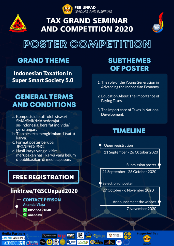 Hima Akuntasi Perpajakan Unpad Gelar Kompetisi Poster, Berminat?