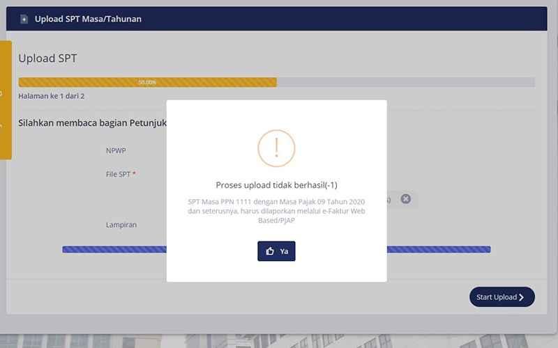 Mulai Hari Ini, Pelaporan SPT dengan Upload CSV di DJP Online Ditutup 