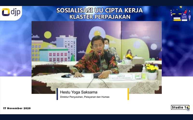 Susun Aturan Turunan Klaster Perpajakan UU Cipta Kerja, Ini Kata DJP