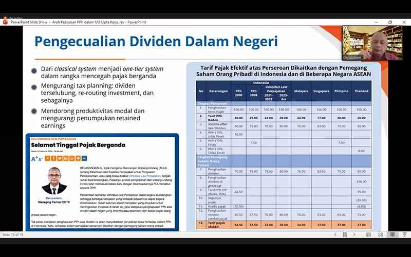 Wah, Pengecualian Dividen Bikin Tarif Pajak Efektif Lebih Kompetitif