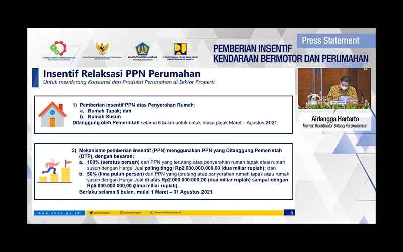 Berlaku 6 Bulan, PPN Rumah Ditanggung Pemerintah 