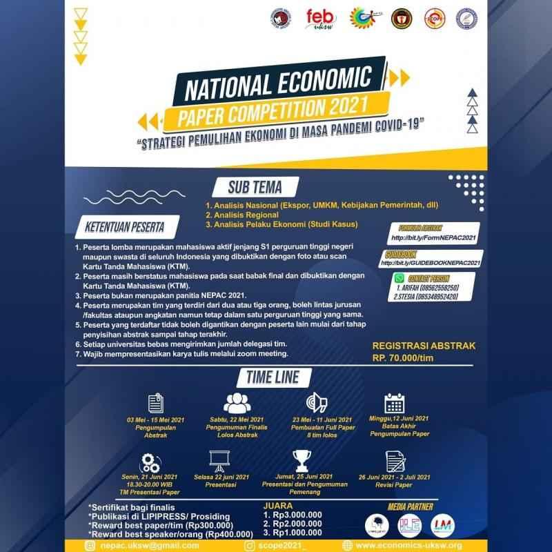 Tinggal 5 Hari! Yuk Daftar Lomba Karya Tulis Soal Pemulihan Ekonomi