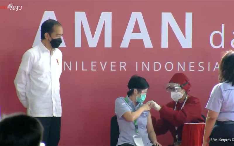 Vaksinasi Mandiri Dimulai, Jokowi Optimistis soal Pemulihan Ekonomi