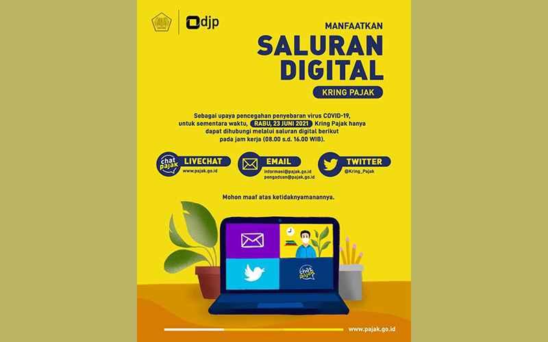 Pengumuman! Hari Ini Layanan Telepon Kring Pajak Ditiadakan 