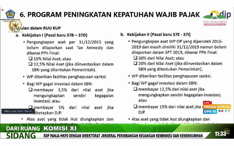 2 Skema Rencana Kebijakan Ungkap Aset Sukarela, Ini Kata Dirjen Pajak