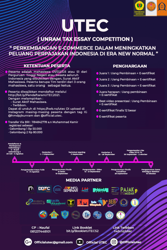 Universitas Mataram Gelar Kompetisi Esai Pajak, Tertarik?