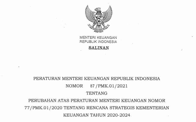 Revisi Renstra Kemenkeu, Layanan SDM Diintegrasikan dalam Cloud System