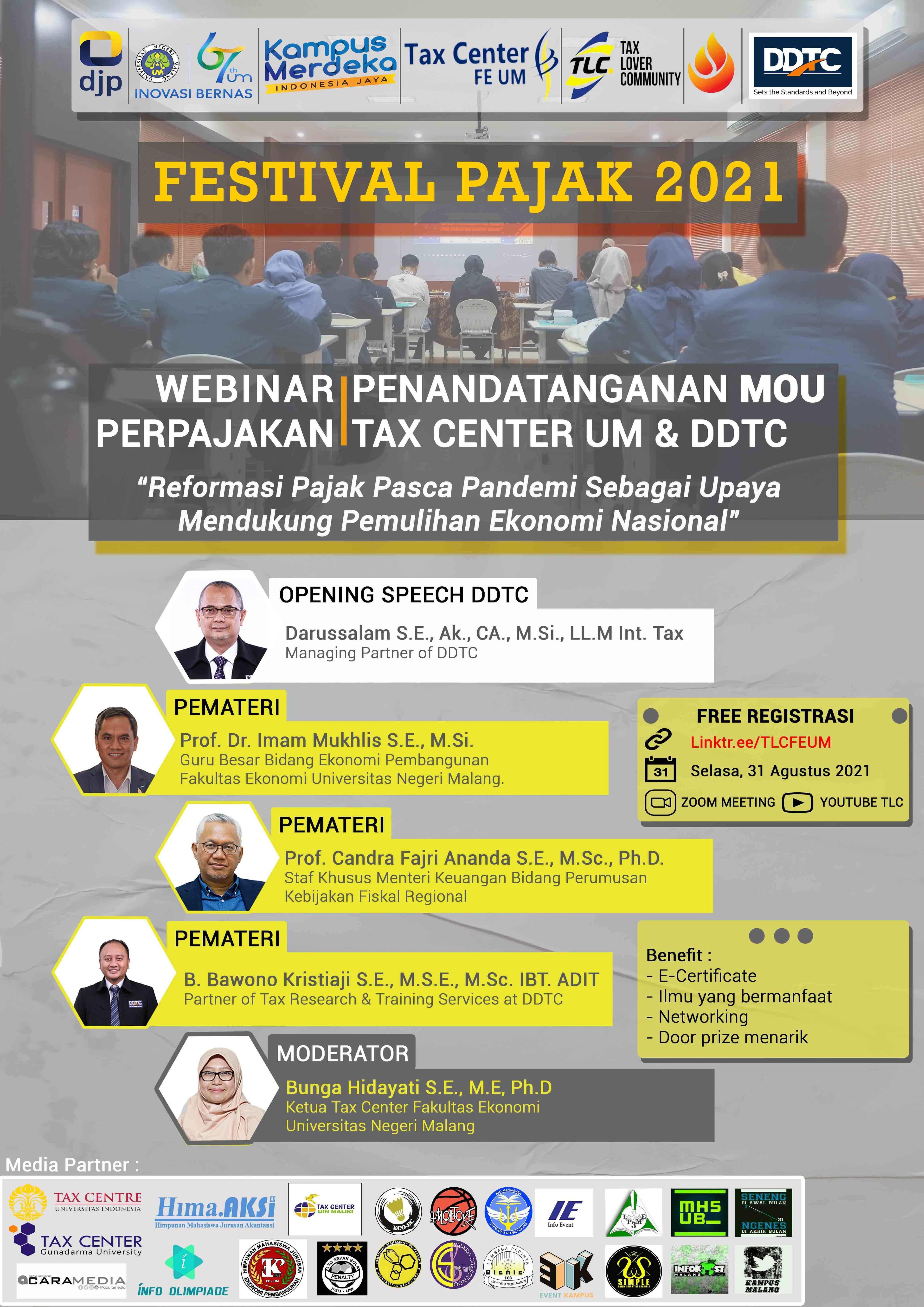 Ada Webinar Gratis Soal Reformasi Pajak, Tertarik?