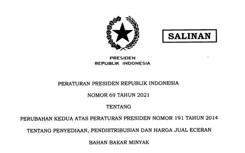 Perpres Baru! Menteri ESDM Bisa Tetapkan Pajak Bahan Bakar Kendaraan