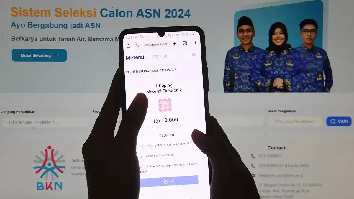 Daftar CPNS Gagal Bubuhkan e-Meterai? Begini Cara Kembalikan Kuotanya