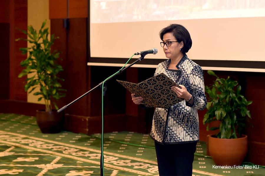 Sri Mulyani Lantik 11 Pejabat Eselon II Kemenkeu