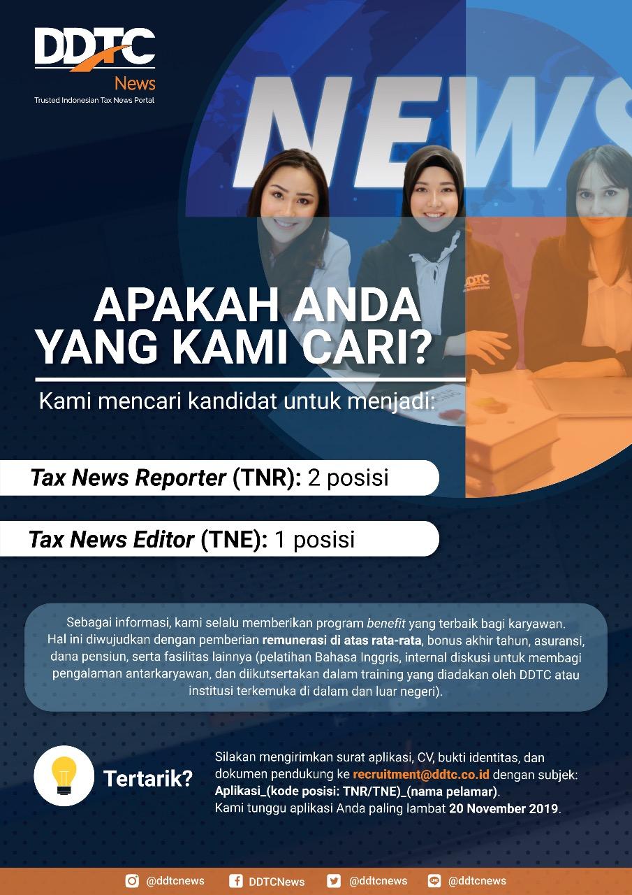 Tertarik Berkarier di DDTCNews? Cek Informasinya di Sini