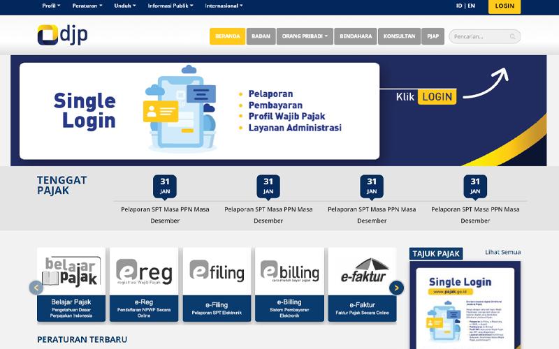 Sudah Coba Pakai Single Login DJP? Ini Tahap Awalnya