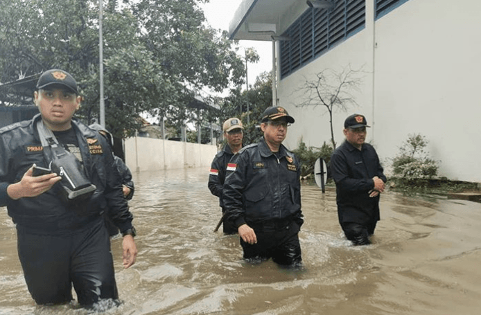 Wah, Kantor Sri Mulyani Kebanjiran!