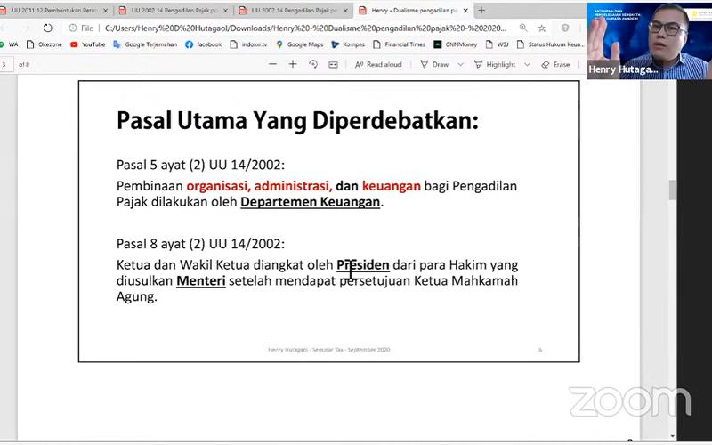 Soal Reformasi Pengadilan Pajak, Ini Masukan Akademisi