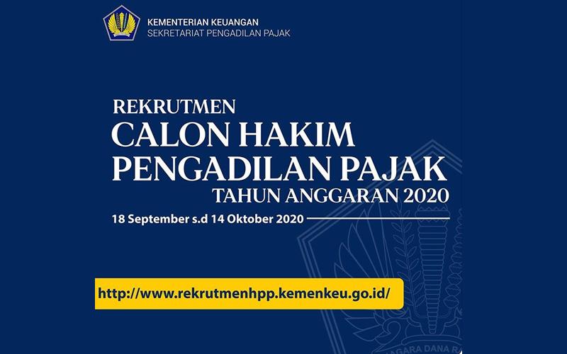 Ada Rekrutmen Calon Hakim Pengadilan Pajak, Berminat?