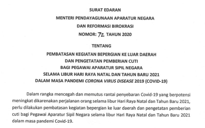 Pemerintah Siapkan Sanksi Bagi ASN yang Melanggar Protokol Kesehatan