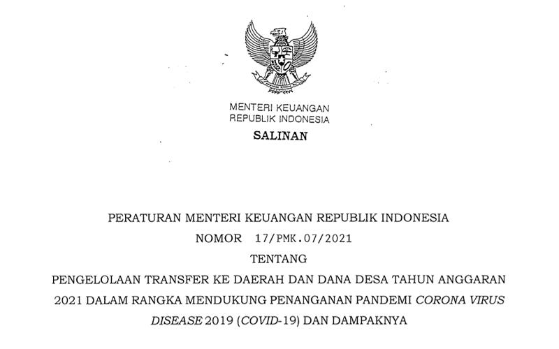 Kemenkeu Pangkas Dana Transfer ke Daerah, Ini Perinciannya  