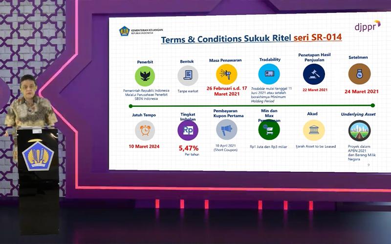 Pemerintah Jual Sukuk Ritel SR014 Berkupon 5,47%, Begini Cara Belinya