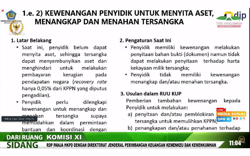 Dirjen Pajak Minta Tambahan Kewenangan Penyidik, Ini Alasannya