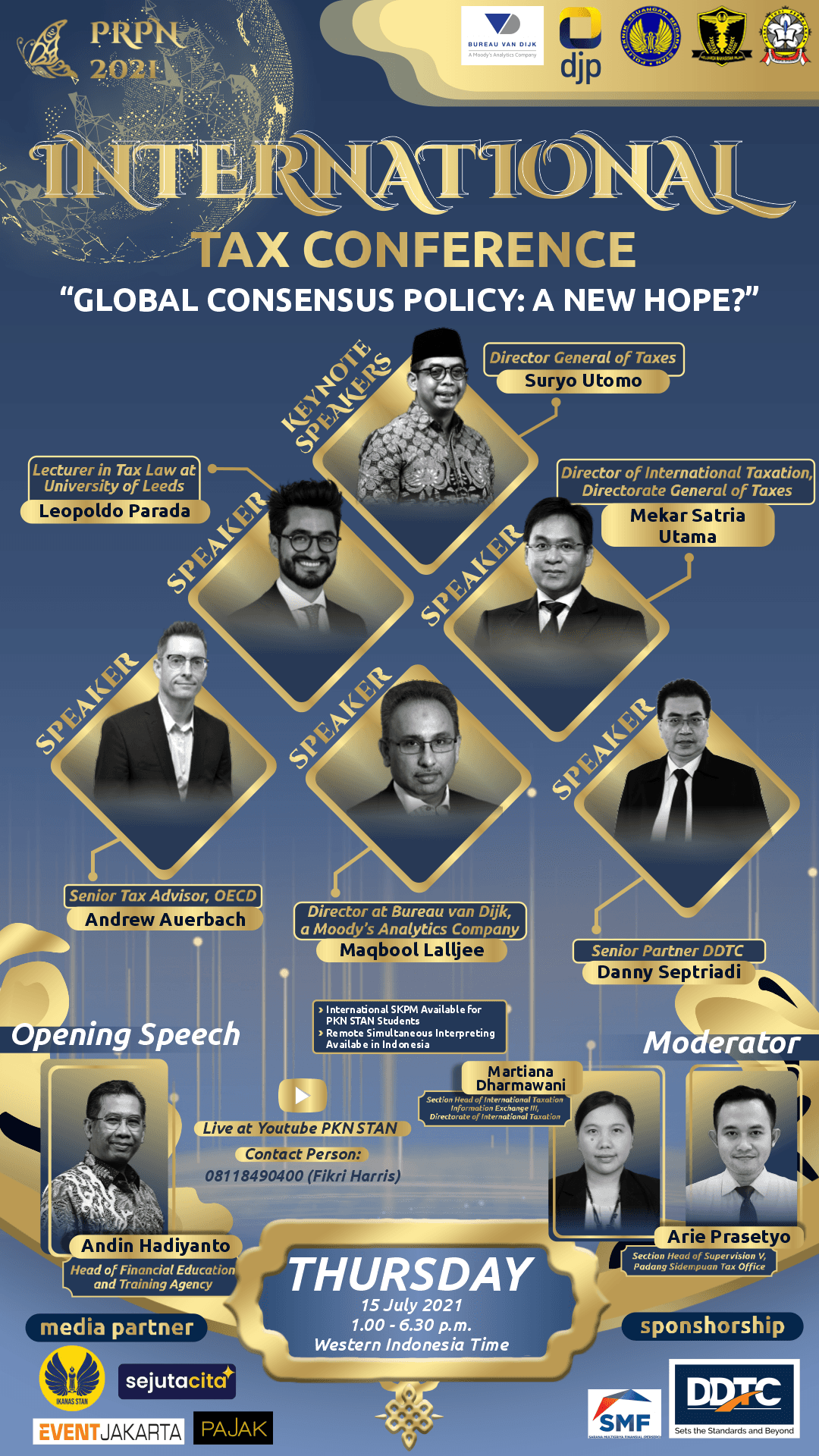 PKN STAN Gelar Konferensi Pajak Internasional, Tertarik?