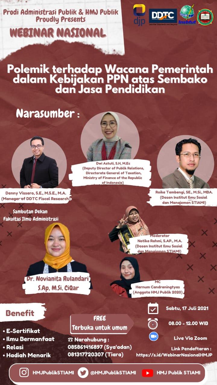 Ada Webinar Soal Polemik PPN Sembako, Berminat?