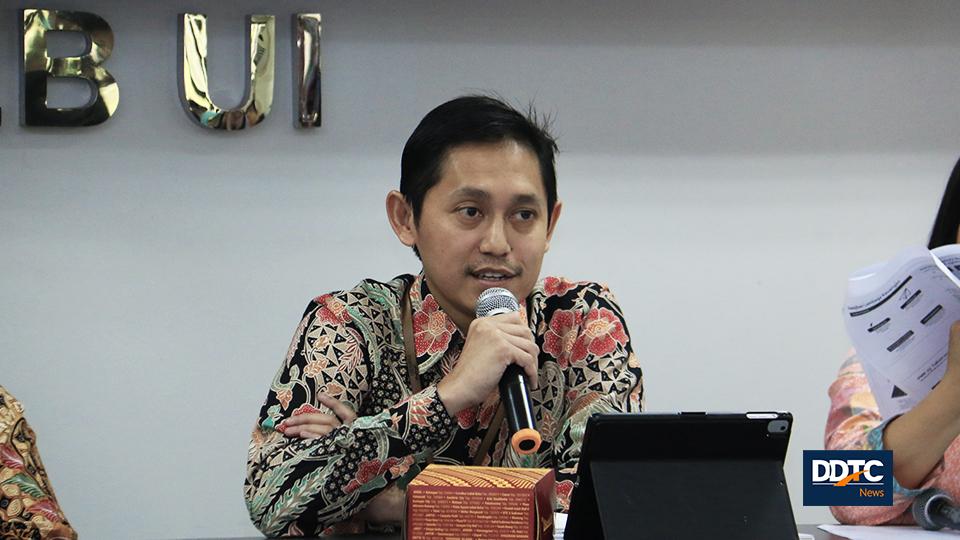 Vice President Tax PT Bank Mandiri Freddy Kurnianto yang menjadi salah satu narasumber dalam sesi kedua, yakni sesi talkshow.