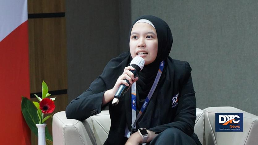 Head of Growth and Product Digital Transformation DDTC Davira R. Chairunnisa menjelaskan mengenai Perpajakan ID. Dia mengatakan dengan platform Perpajakan ID, wajib pajak tak perlu lagi butuh waktu lama untuk menemukan referensi dan aturan perpajakan terkini. 