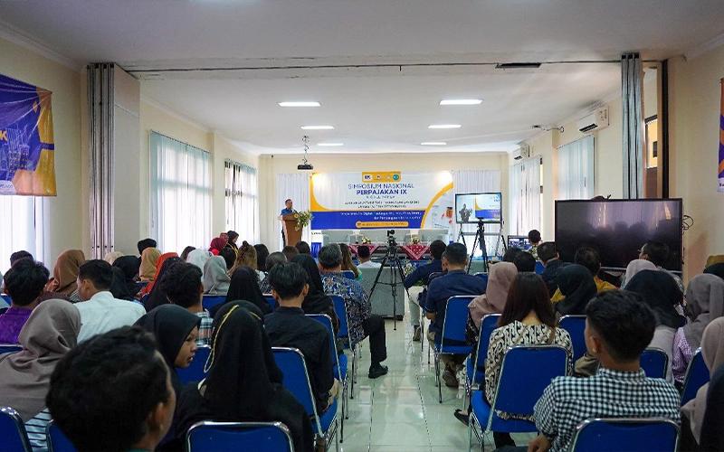 Peserta yang hadir dalam pembukaan Simposium Nasional Perpajakan IX oleh Prodi Akuntansi FEB Universitas Trunojoyo Madura, Rabu (29/11/2023).